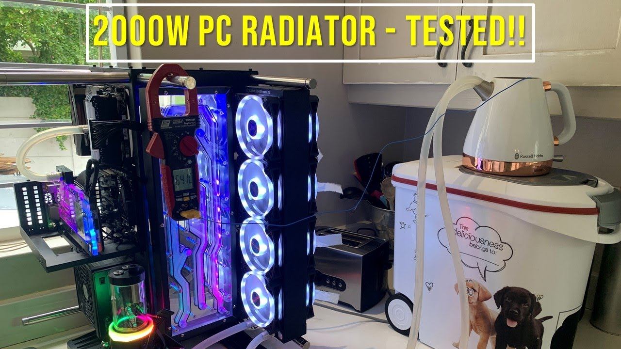 EKWB Extreme Radiator can handle 2000W!!! смотреть онлайн