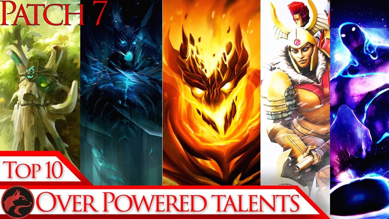 Top 10 most Over Powered talent tree heroes in Dota 2 Patch 7.00 смотреть онлайн