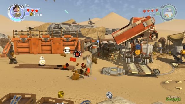 LEGO Star Wars The Force Awakens Walthrough Part 6 NiiMA BOMBARDMENT смотреть онлайн