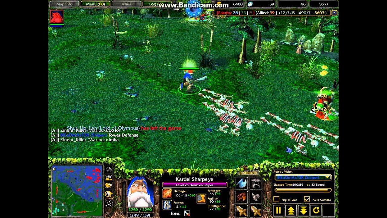 DotA- Sniper Tower Defense Part 2 [4 Divine] смотреть онлайн
