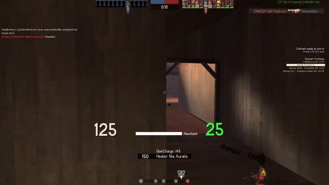 Team Fortress 2 Sniper Gameplay (Badwater) смотреть онлайн
