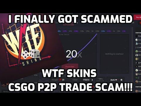 I FINALLY GOT SCAMMED!!! WTF SKINS CSGO P2P Trade Scam смотреть онлайн