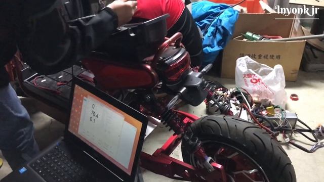 Modifikasi Motor Listrik , Qs 2000 Watt Votol Em 100 !
