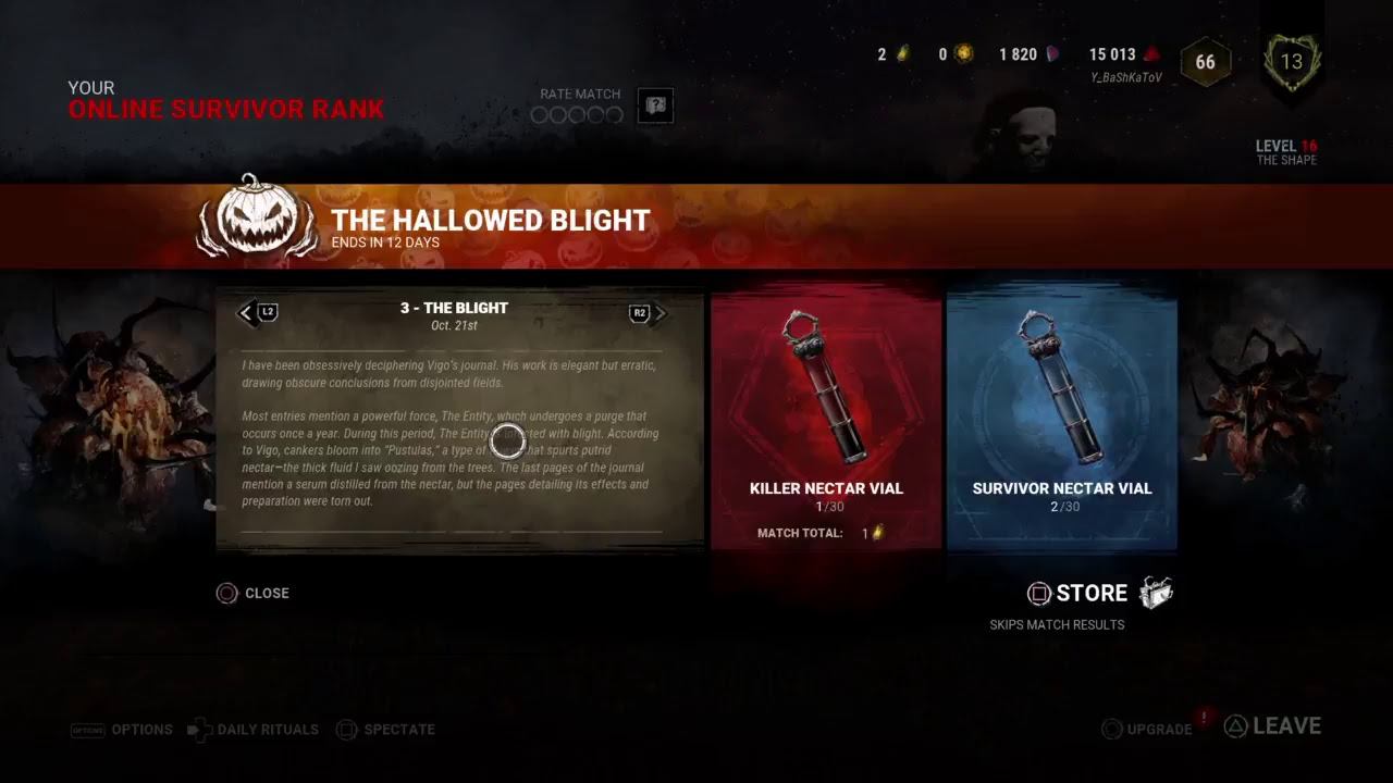 The Halloweed Blight/Dead by Daylight смотреть онлайн