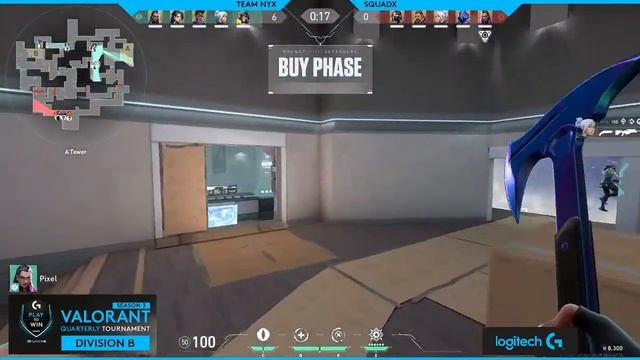 Match 16 - Team NyX vs SquadX - Logitech G Play To Win Valorant Series Season 3 смотреть онлайн