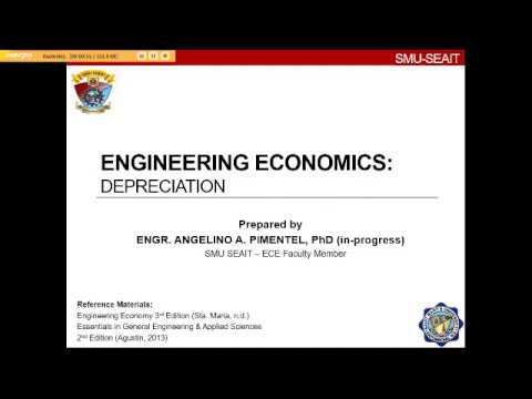 Engineering Economics: Depreciation Part 1 of 2 смотреть онлайн