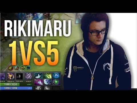 Miracle Carry Rikimaru - 1 vs 5 Road to 10.000 MMR | Dota 2 смотреть онлайн