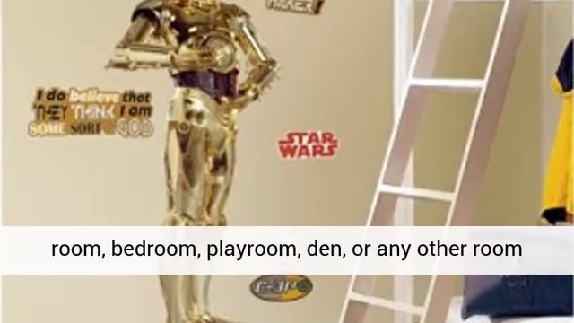 Star Wars™ C-3PO™ Giant Wall Sticker смотреть онлайн