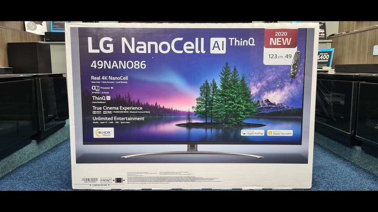 LG 49NANO866 Unboxing, Setup and 4K HDR Demos, LG 2020 Nanocell 86 Series смотреть онлайн