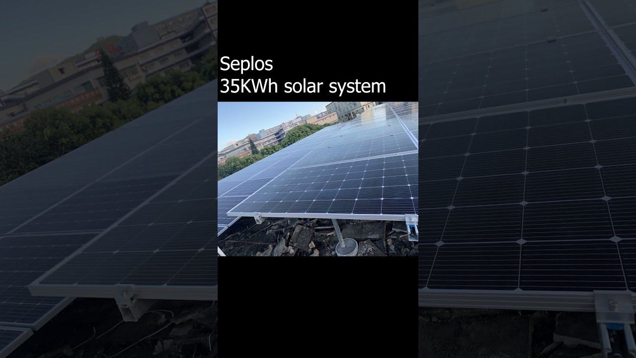 35KWh Solar System, 80KWh Energy Storage System, And Hybride Inverters