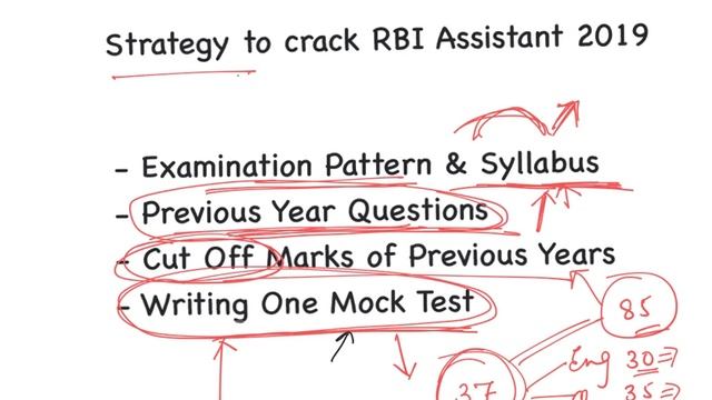 Strategy to crack RBI Assistant 2019-20 Part - 1 смотреть онлайн