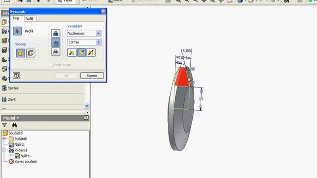 Šestihranná matice nízká s jemným metrickým závitem M20x1,5 - Autodesk inventor смотреть онлайн