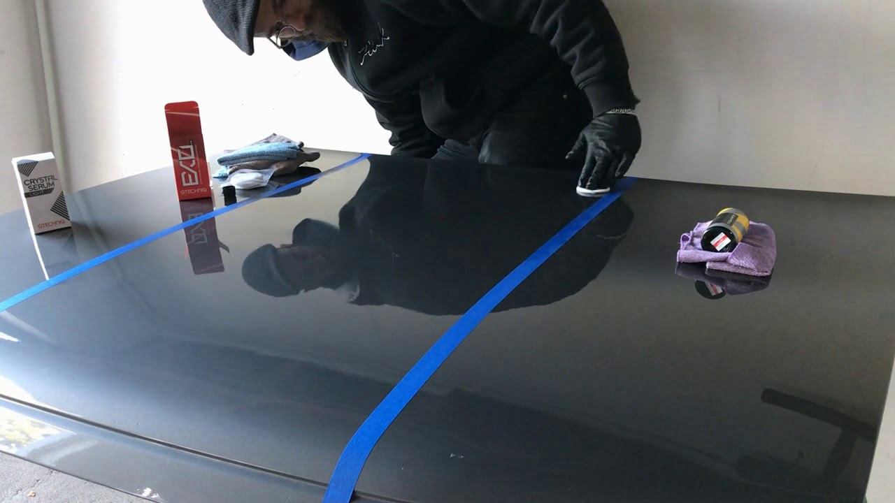 Gtechniq coating test, Crystal Serum Light and EXO v4 смотреть онлайн
