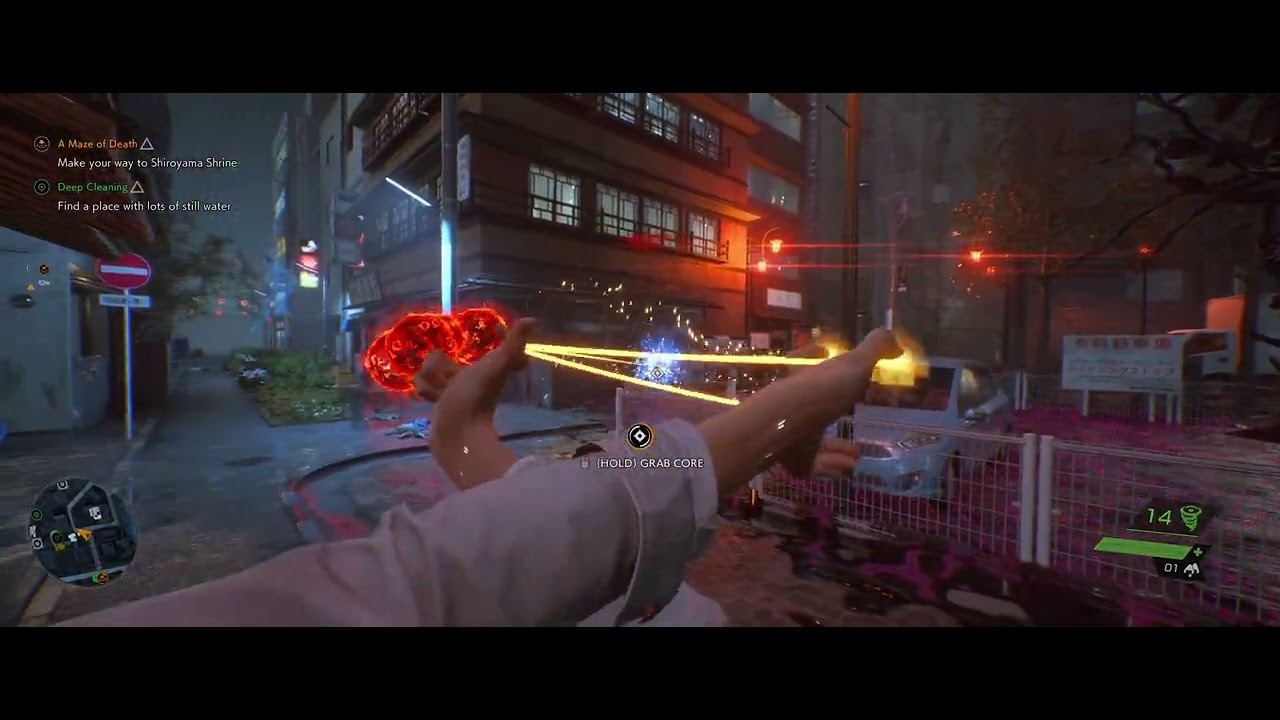 Just walking around GhostWire : Tokyo's Shibuya 3840x1600 Ultrawide HDR 15 minutes random gameplay смотреть онлайн