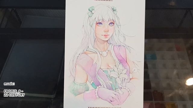 [Traditional Mixed Media Timelapse] Coloring Majikku смотреть онлайн