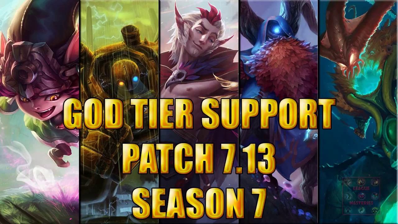 Best Support | God Tier | patch 7.13 Season 7 League of legends смотреть онлайн