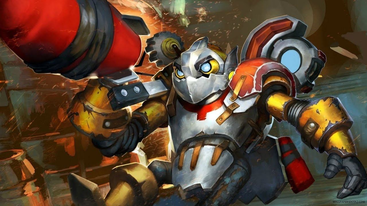 Учимся играть на Clockwerk. DotA 2 смотреть онлайн
