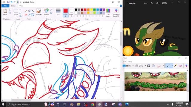 Speedpaint Of Losing Control(Blood Warning)