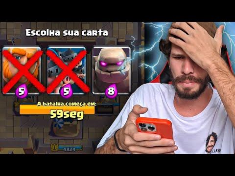 SÓ POSSO ESCOLHER A CARTA MAIS PESADA NO DESAFIO DA DEFESA ROYALE !!!🤯 смотреть онлайн
