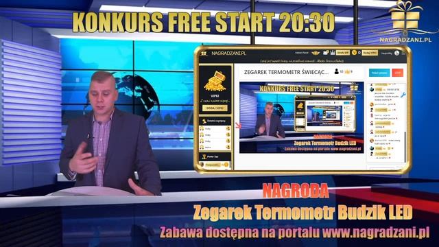 Wejdź i wygraj, tylko u nas LIVE - Zegarek, termometr LED - GRAMY смотреть онлайн