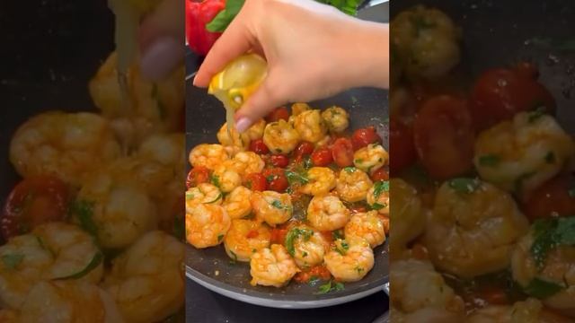 Легкая в приготовлении: паста с креветками