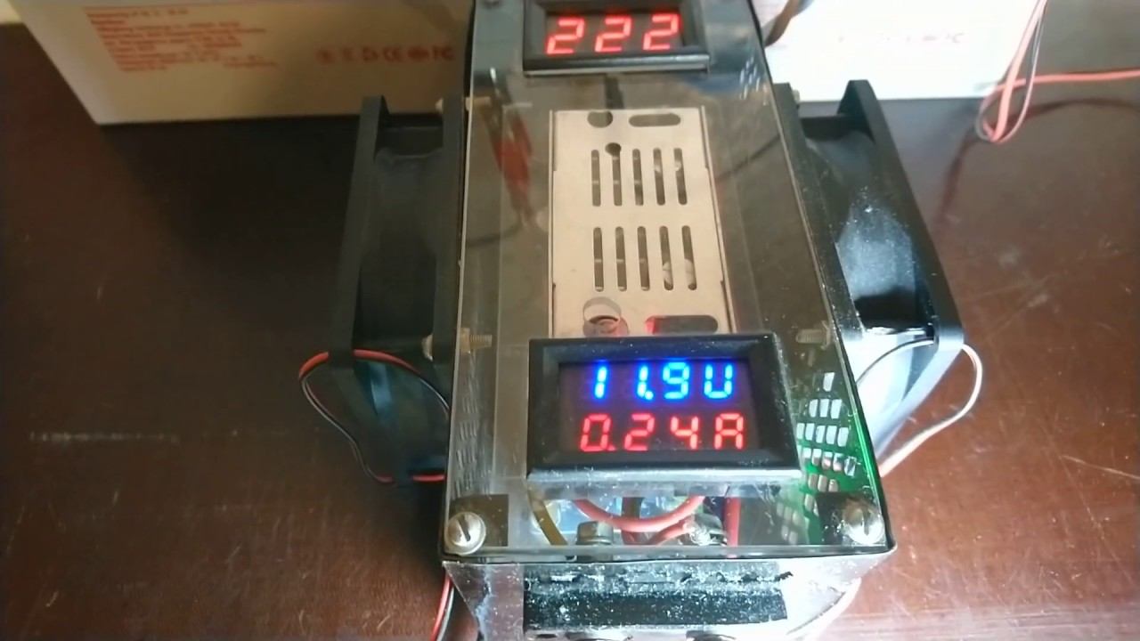 Зарядний пристрій з DC/DC перетворювача для акумуляторів 12вольт ємністю до 45-60A/H смотреть онлайн