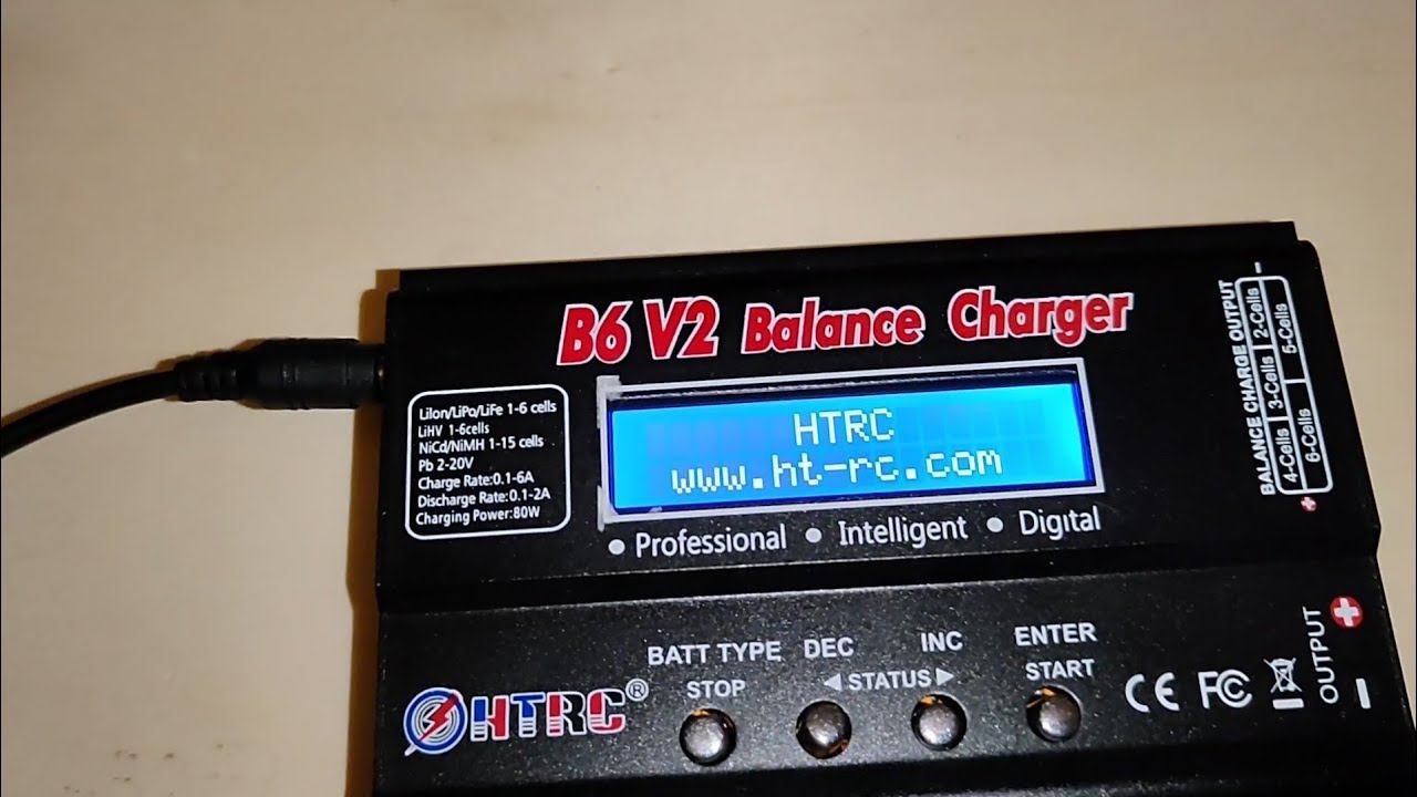 HTRC B6 V2 Balance charger review (Settings, extra functions) Part 1 смотреть онлайн