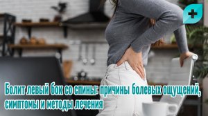 Болит левый бок со спины: причины болевых ощущений, симптомы и методы лечения