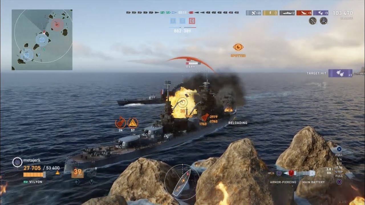 World of Warships: Legends | Lyon Delivers a 6 Bang Kraken #88 смотреть онлайн