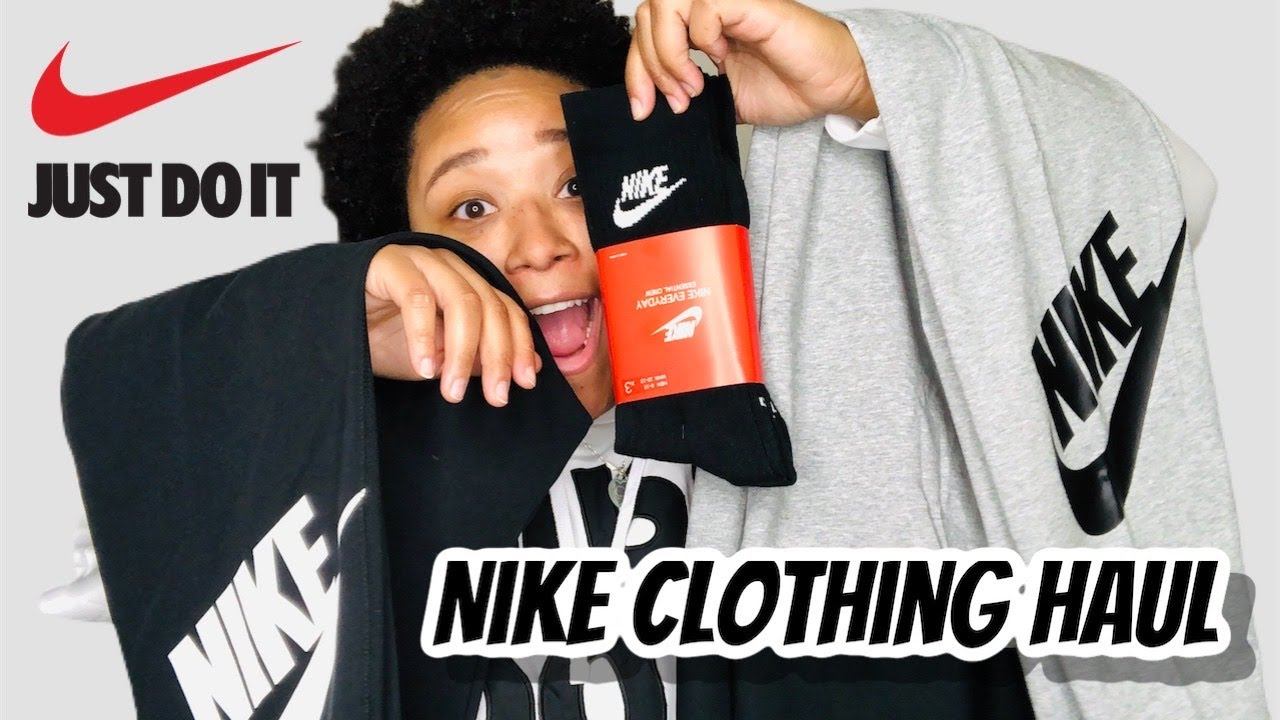 NIKE CLOTHING HAUL | HUGE SAVINGS ON APPAREL!!!! смотреть онлайн