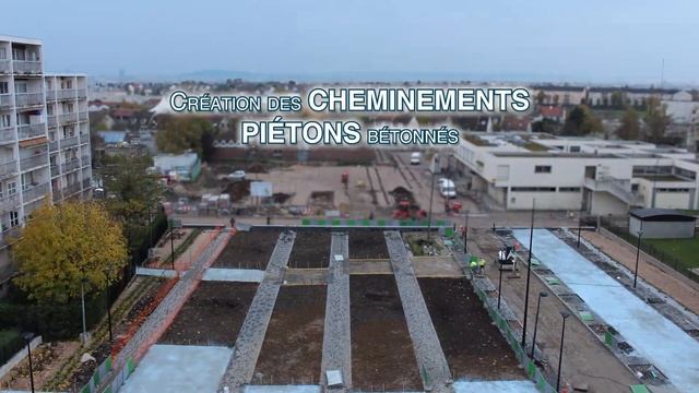 Time-lapse de l'aménagement de la place Alexandre Dumas à Sartrouville pendant 15 mois смотреть онлайн