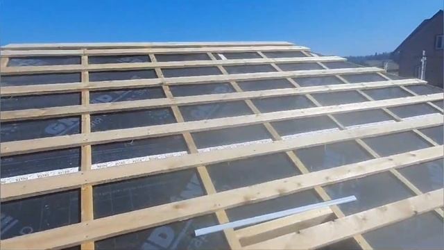 КРЫША ЗА 20 МИНУТ. Строительство частного индивидуального жилого дома. Этап третий -Кровля!