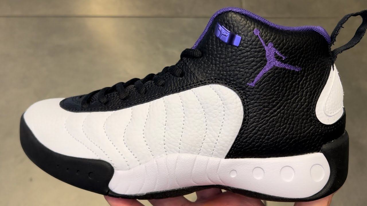 Jordan Jumpman Pro Black Purple Basketball Shoes смотреть онлайн
