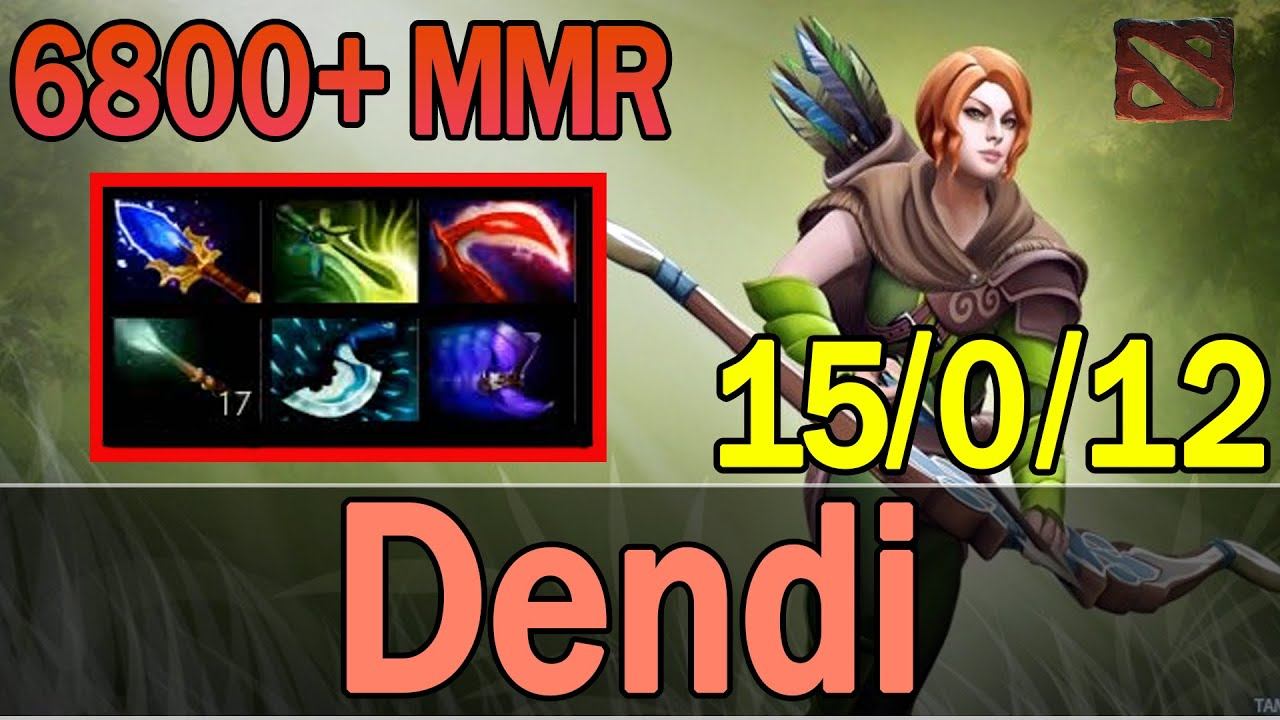 Dota 2 - Dendi Plays Windranger 6800+ MMR | Ranked Match смотреть онлайн