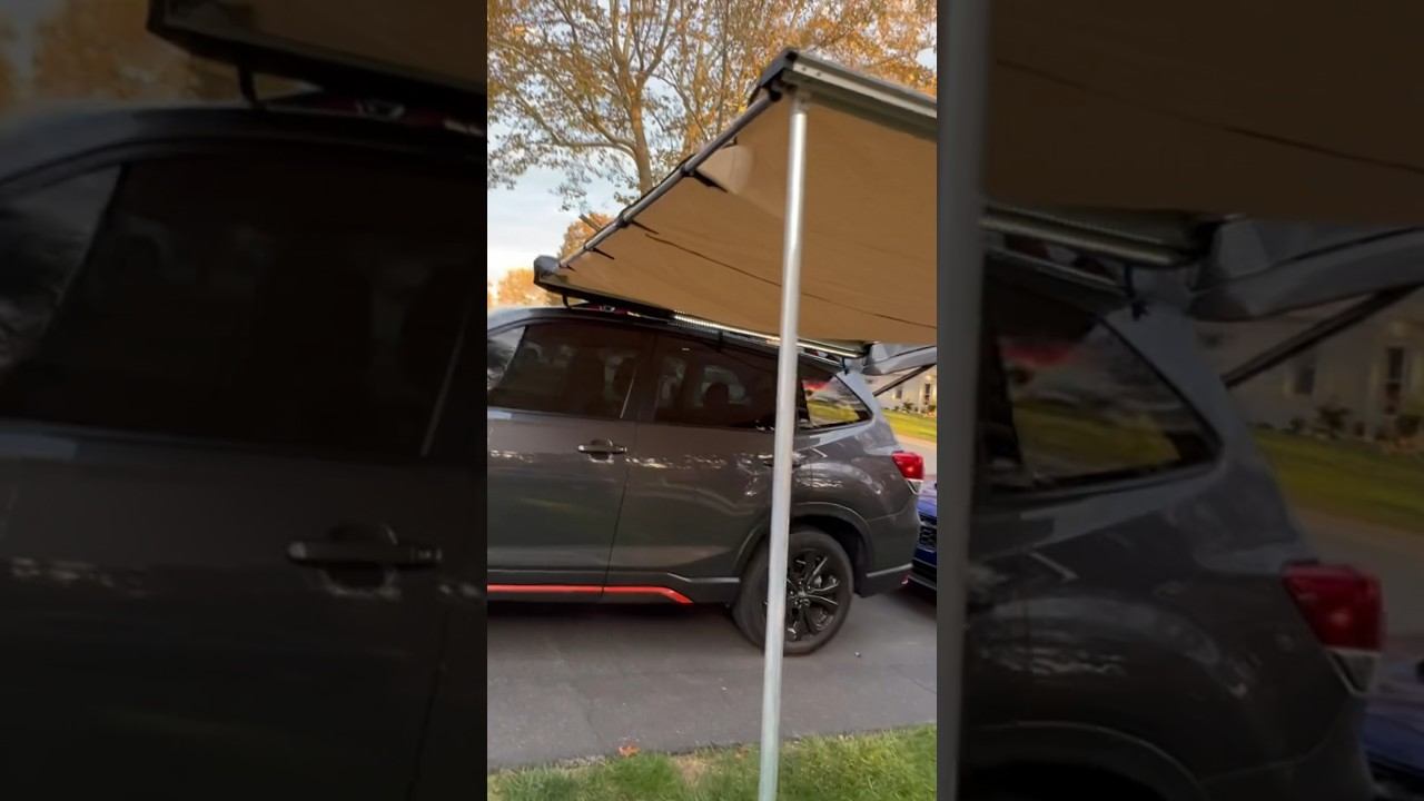 KickAss awning install Subaru Forester. #kickassawning #campinggear #subaruofamerica #overlanding смотреть онлайн