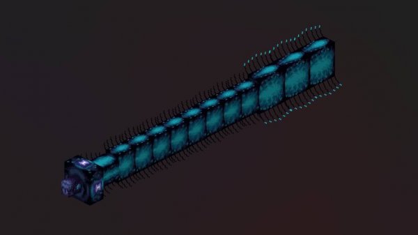 Битва с червём пустоты (мобы из мода Alex's mobs)