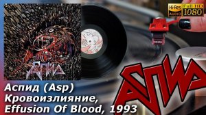 Аспид (Aspid) Кровоизлияние, (Effusion Of Blood) 1993, Russian Thrash Metal. Vinyl video 24bit/96kH