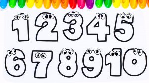 Обучающее Детское Видео! Учим Цвета и Числа!