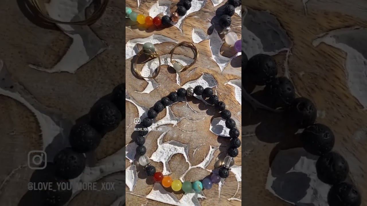 Happy Monday! #smallbusiness #crystals #handmadejewelry #gemstones #chakras #lava #bracelets #short смотреть онлайн