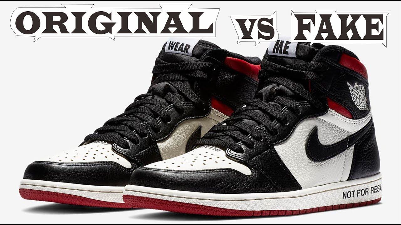 Nike Air Jordan 1 Retro High OG NRG Not For Resale Original & Fake смотреть онлайн