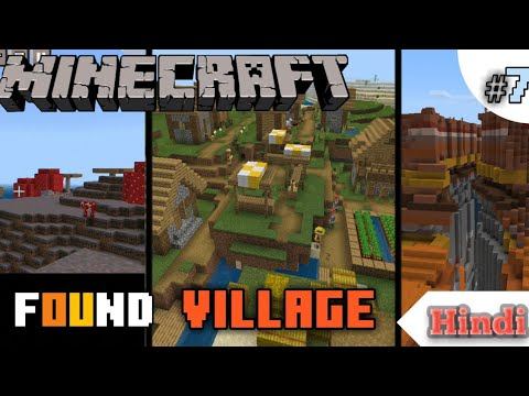 [HINDI] Survival series 7 || Mesa biom, mushroom biom,Village || Minecraft pocket edition India смотреть онлайн