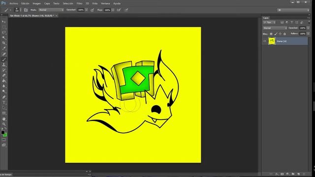 Speed art-Icon 3d basico de Geometry Dash смотреть онлайн