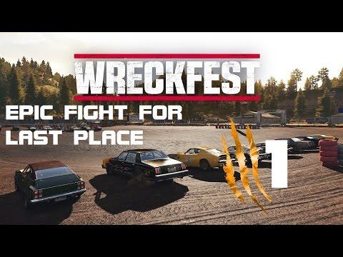 Epic Fight for Last Place - Next Car Game: Wreckfest (Part 1) смотреть онлайн