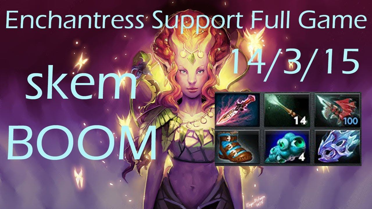 Dota 2 Pro Support Full Games - Enchantress Pos 5 - BOOM skem смотреть онлайн