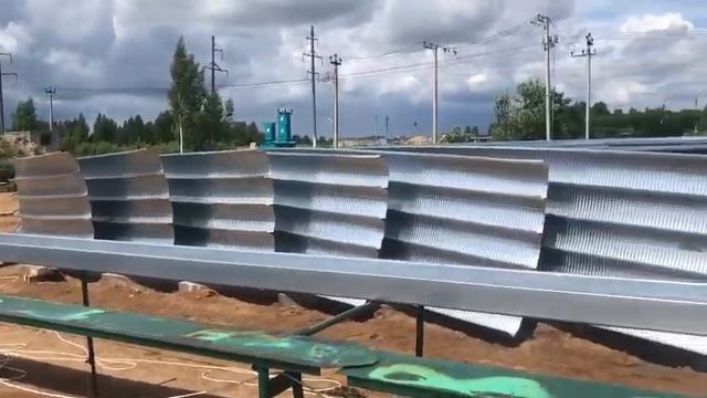 Ангар арочный. Процесс производства работ смотреть онлайн