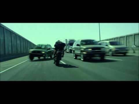 The Matrix Reloaded (music scene) - Mona Lisa Overdrive (B) (highway theme) смотреть онлайн