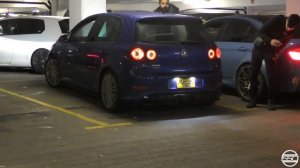 VW Golf Mk5 R32 ИЗДАЕТ ГРОМКИЕ ЗВУКИ БОРЬБЫ С ЗАПАЗДЫВАНИЕМ!