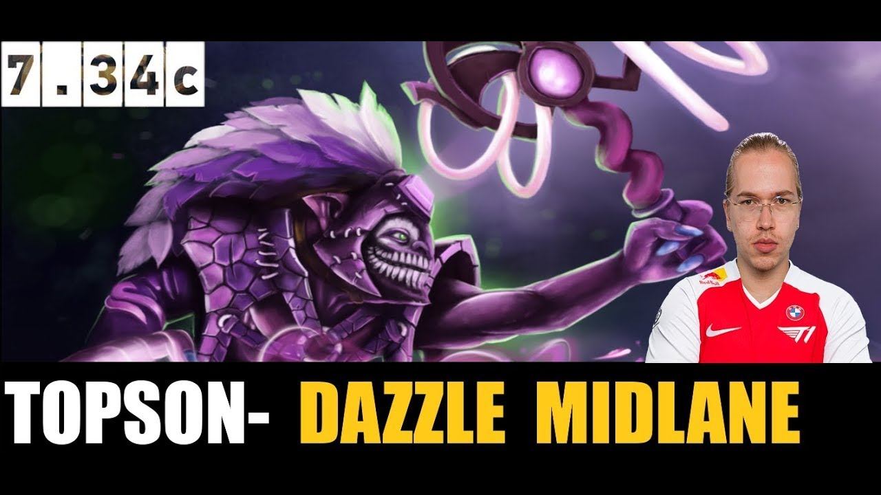 TOPSON PLAYING Dazzle MID 7.34c - DOTA 2 HIGHEST MMR MATCH #dota2 #dota2gameplay смотреть онлайн