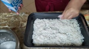 Скумбрия с рисом, блюдо два в одном!