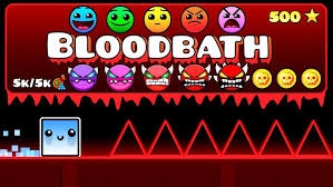 Bloodbath Каждой Сложности в Geometry Dash 2.2